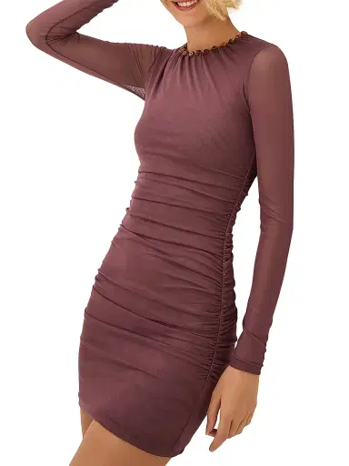 ViX by Paula Hermanny Women's Ridley Gathered Minidress | Thumbnail 5 ViX by Paula Hermanny Women's Ridley Gathered Minidress | Thumbnail 5