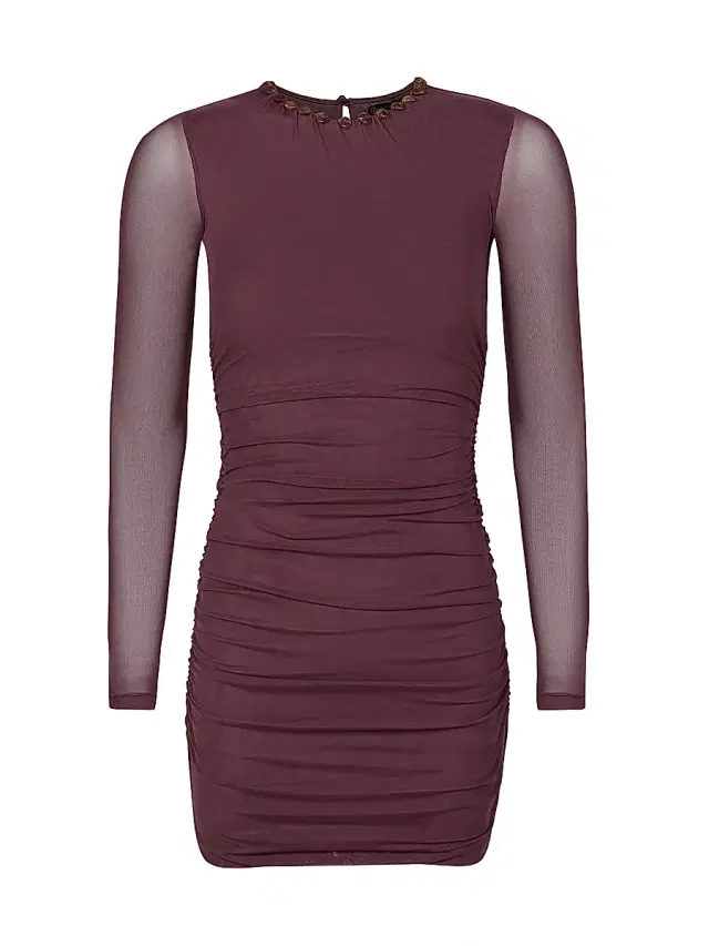 Women's Ridley Gathered Minidress - Purple