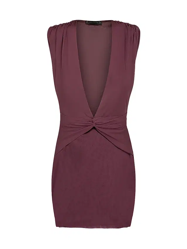 ViX by Paula Hermanny Women's Cindy Gathered Minidress - Purple
