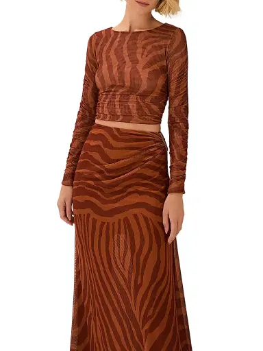 ViX by Paula Hermanny Women's Sundown Mira Striped Crop Top | Thumbnail 5 ViX by Paula Hermanny Women's Sundown Mira Striped Crop Top | Thumbnail 5