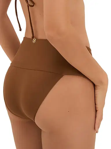 ViX by Paula Hermanny Women's Jessica High-Waist Bikini Bottom - Brown - Size Large | Thumbnail 3 ViX by Paula Hermanny Women's Jessica High-Waist Bikini Bottom - Brown - Size Large | Thumbnail 3