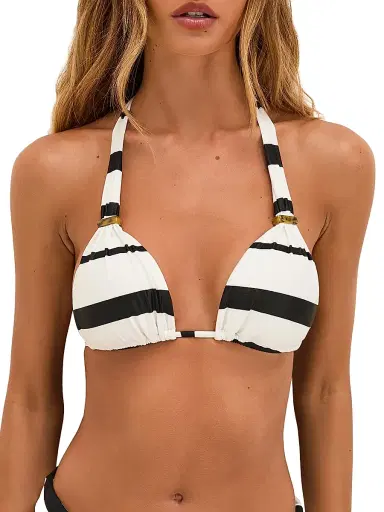 ViX by Paula Hermanny Women's Paradox Striped Bikini Top - Size XL | Thumbnail 5 ViX by Paula Hermanny Women's Paradox Striped Bikini Top - Size XL | Thumbnail 5