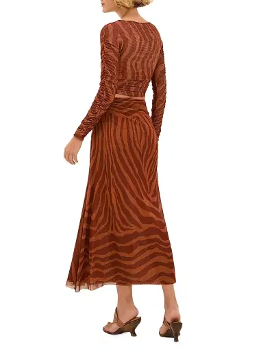 ViX by Paula Hermanny Women's Sundown Amira Striped Maxi-Skirt | Thumbnail 4 ViX by Paula Hermanny Women's Sundown Amira Striped Maxi-Skirt | Thumbnail 4