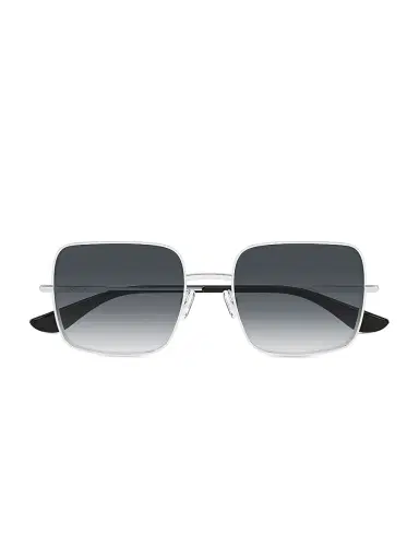 Alexander McQueen Women's Metal T-Bar 55MM Square Sunglasses | Thumbnail 2 Alexander McQueen Women's Metal T-Bar 55MM Square Sunglasses | Thumbnail 2