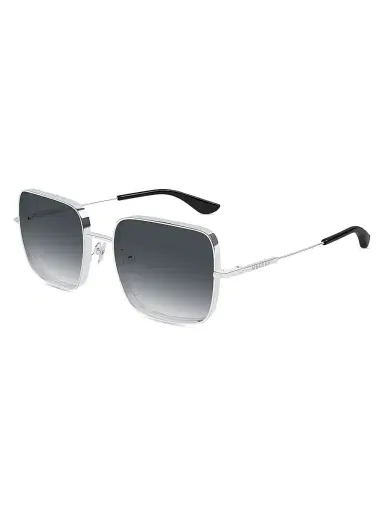 Alexander McQueen Women's Metal T-Bar 55MM Square Sunglasses | Thumbnail 1 Alexander McQueen Women's Metal T-Bar 55MM Square Sunglasses | Thumbnail 1
