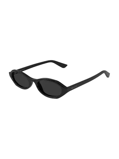 Alexander McQueen Women's Spike 51MM Oval Sunglasses - Black | Thumbnail 1 Alexander McQueen Women's Spike 51MM Oval Sunglasses - Black | Thumbnail 1