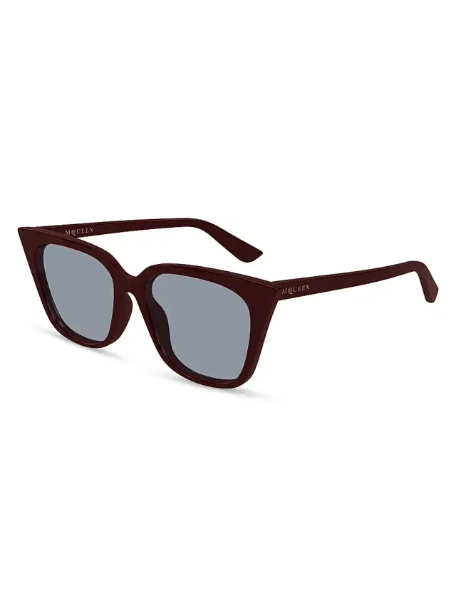 Alexander McQueen Women's Spike 53MM Cat-Eye Sunglasses - Red Grey