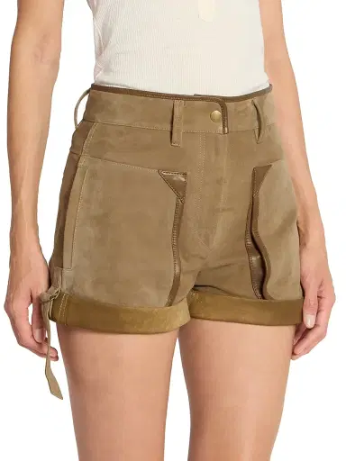 Isabel Marant Women's Marline Suede Utility Shorts | Thumbnail 4 Isabel Marant Women's Marline Suede Utility Shorts | Thumbnail 4