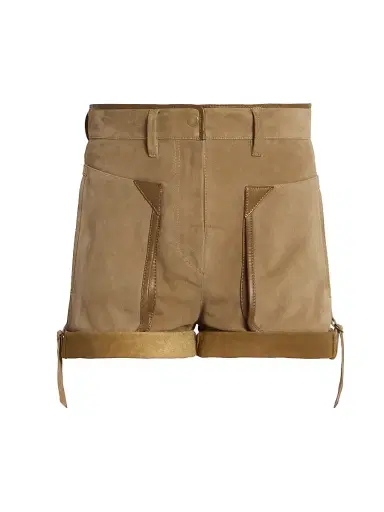 Isabel Marant Women's Marline Suede Utility Shorts | Thumbnail 1 Isabel Marant Women's Marline Suede Utility Shorts | Thumbnail 1