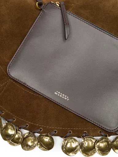 Isabel Marant Women's Oskan Suede Hobo Bag - Bronze | Thumbnail 5