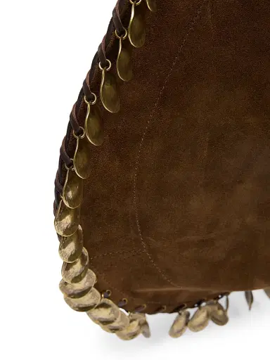 Isabel Marant Women's Oskan Suede Hobo Bag - Bronze | Thumbnail 6