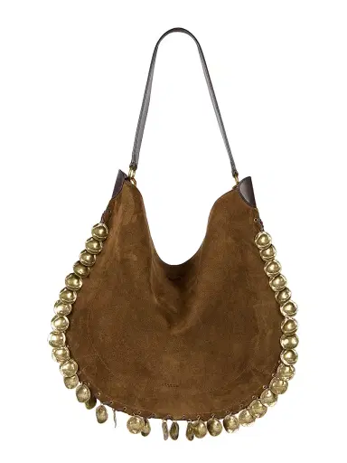 Isabel Marant Women's Oskan Suede Hobo Bag - Bronze | Thumbnail 1