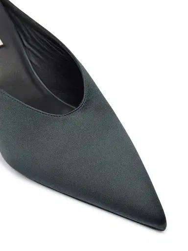 Alaïa Women's Point-Toe Wedge Mules - Blue Petrole - Size 11 | Thumbnail 5 Alaïa Women's Point-Toe Wedge Mules - Blue Petrole - Size 11 | Thumbnail 5