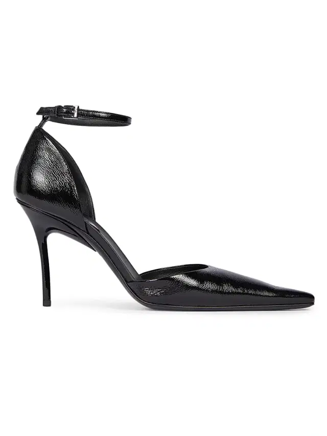 ALAIA Women's 90MM Patent Leather D'Orsay Pumps - Noir