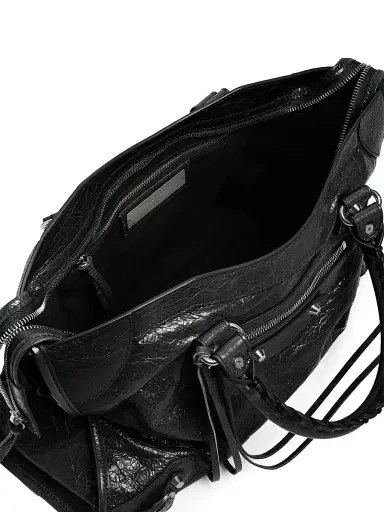 Balenciaga Women's Le City Medium Top Handle Bag - Black | Thumbnail 5