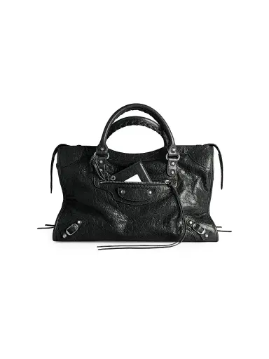 Balenciaga Women's Le City Medium Top Handle Bag - Black | Thumbnail 1