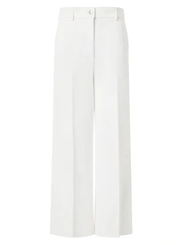 Women's Chiara Stretch-Denim High-Rise Wide-Leg Pants - Cream