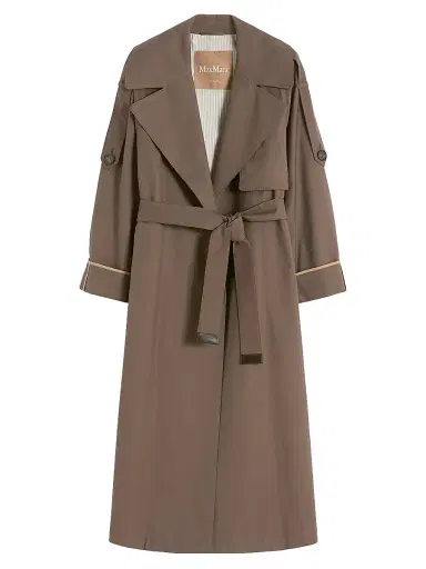 Max Mara Women's Oversized Water Repellent Twill Trench Coat | Thumbnail 1 Max Mara Women's Oversized Water Repellent Twill Trench Coat | Thumbnail 1