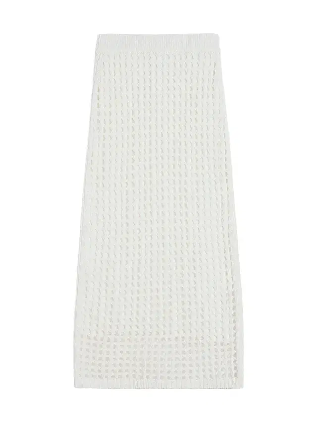 Max Mara Women's Mesh Cotton Skirt - Optical White
