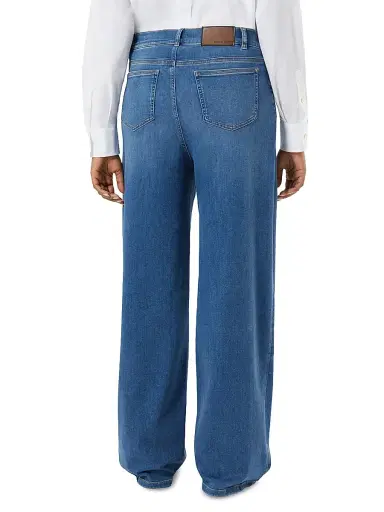 Marina Rinaldi Women's Stretch Cotton Jeans - Navy - Size 16 | Thumbnail 4