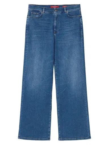 Marina Rinaldi Women's Stretch Cotton Jeans - Navy - Size 16 | Thumbnail 1