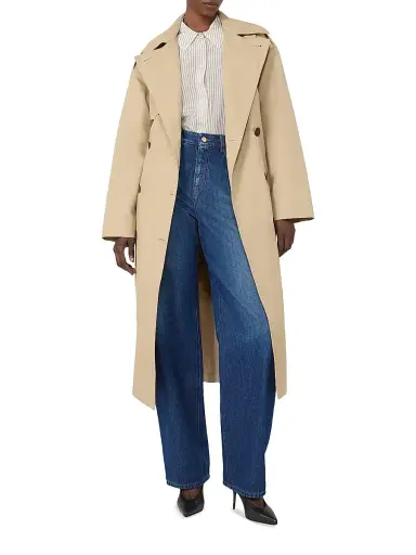 Max Mara Women's Printed Crepe De Chine Shirt - Camel | Thumbnail 2