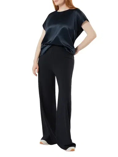 Marina Rinaldi Women's Jersey and Satin T-Shirt - Midnightblue - Size XL | Thumbnail 2 Marina Rinaldi Women's Jersey and Satin T-Shirt - Midnightblue - Size XL | Thumbnail 2