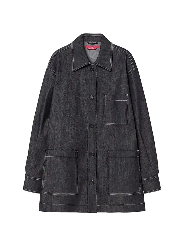 Marina Rinaldi Women's Stretch Cotton Jacket - Navy