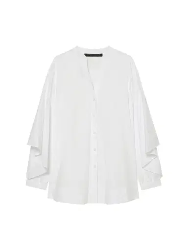 Marina Rinaldi Women's Cotton Poplin Tunic | Thumbnail 1 Marina Rinaldi Women's Cotton Poplin Tunic | Thumbnail 1