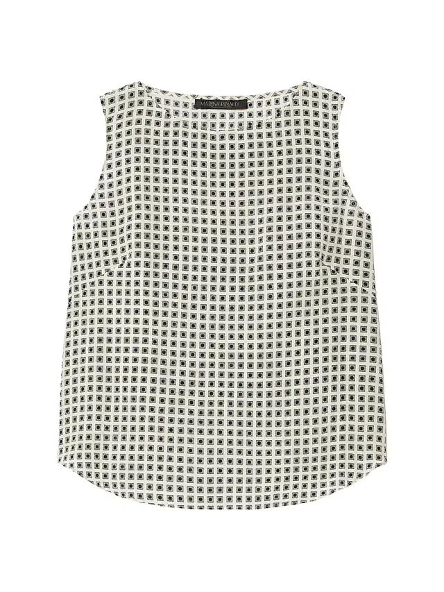 Marina Rinaldi Women's Silk Crepe De Chine Blouse -