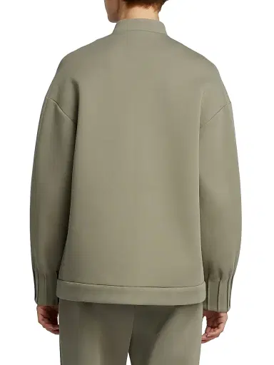 MM Max Mara Women's Technical Jersey Jacket - Horn Grey Green - Size XL | Thumbnail 4 MM Max Mara Women's Technical Jersey Jacket - Horn Grey Green - Size XL | Thumbnail 4