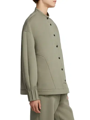 MM Max Mara Women's Technical Jersey Jacket - Horn Grey Green - Size XL | Thumbnail 6 MM Max Mara Women's Technical Jersey Jacket - Horn Grey Green - Size XL | Thumbnail 6