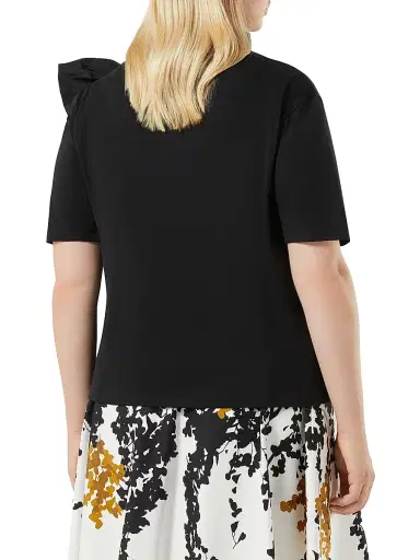 Marina Rinaldi Women's Jersey and Taffeta T-Shirt - Black | Thumbnail 4 Marina Rinaldi Women's Jersey and Taffeta T-Shirt - Black | Thumbnail 4