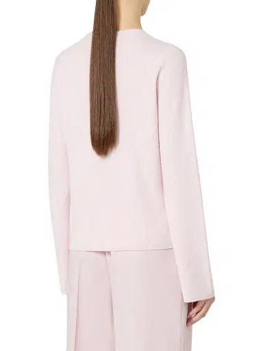 Max Mara Women's Cashmere Yarn Sweater - Pink - Size Medium | Thumbnail 4 Max Mara Women's Cashmere Yarn Sweater - Pink - Size Medium | Thumbnail 4