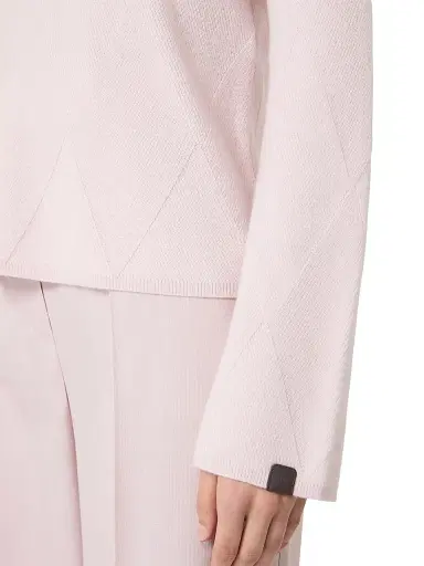 Max Mara Women's Cashmere Yarn Sweater - Pink - Size Medium | Thumbnail 6 Max Mara Women's Cashmere Yarn Sweater - Pink - Size Medium | Thumbnail 6