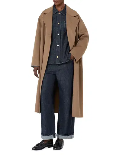 Max Mara Women's Cotton Denim Shirt - Ultramarine - Size 16 | Thumbnail 2