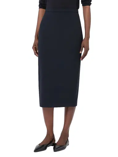 Max Mara Women's Woollen Cloth Pencil Skirt - Ultramarine - Size 14 | Thumbnail 3