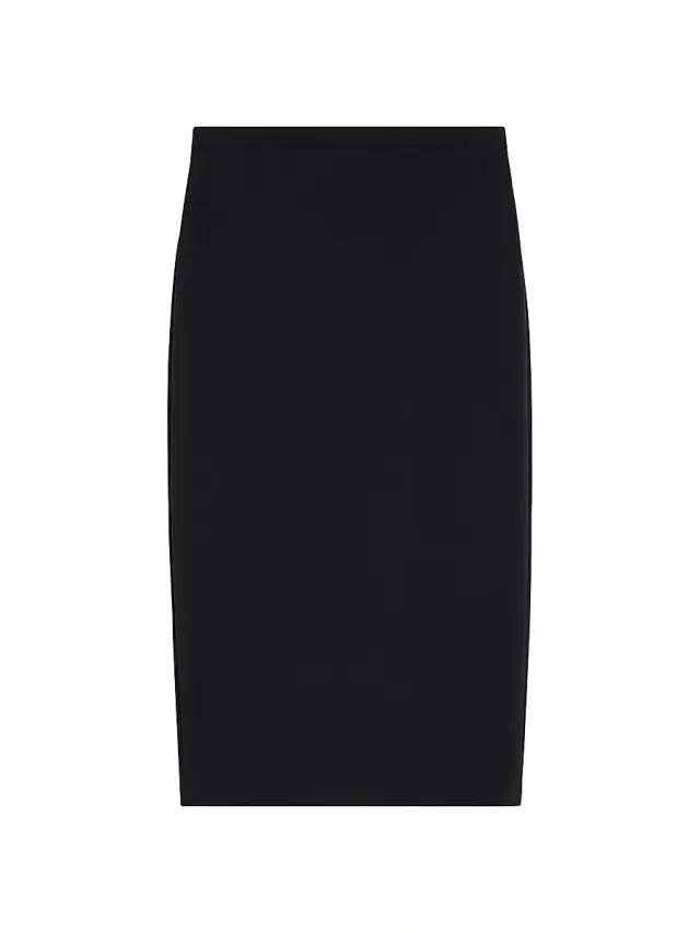 Women's Woollen Cloth Pencil Skirt - Ultramarine