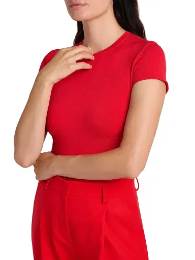 Giorgio Armani Women's Jersey T-Shirt - Fiery Red | Thumbnail 6 Giorgio Armani Women's Jersey T-Shirt - Fiery Red | Thumbnail 6