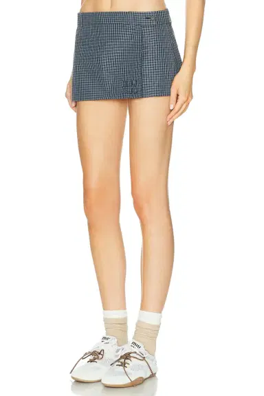 Miu Miu Check Skort | Thumbnail 3 Miu Miu Check Skort | Thumbnail 3