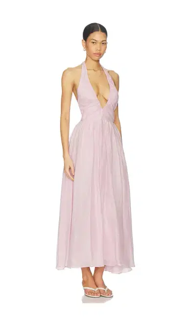 Bardot Dorota Halter Neck Midi Dress | Thumbnail 2 Bardot Dorota Halter Neck Midi Dress | Thumbnail 2