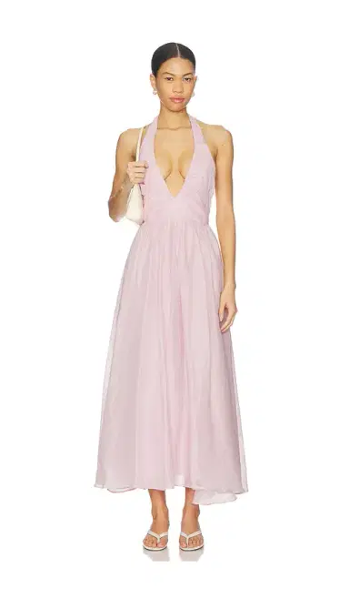 Bardot Dorota Halter Neck Midi Dress | Thumbnail 1 Bardot Dorota Halter Neck Midi Dress | Thumbnail 1
