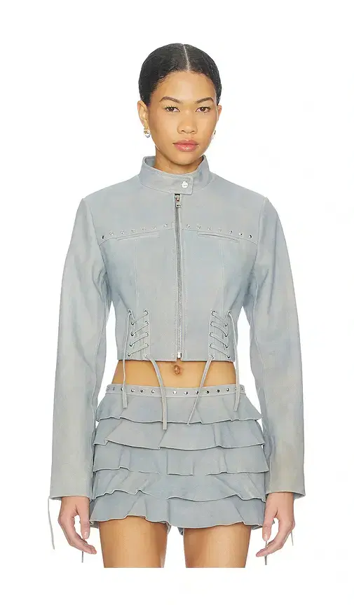 LAMARQUE x REVOLVE Silvina Suede Biker Jacket