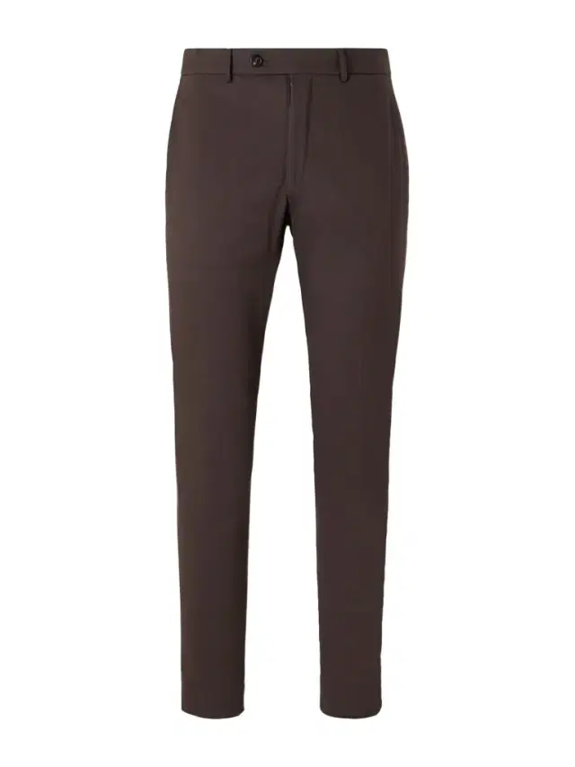 Tapered Stretch-Cotton Trousers - Men