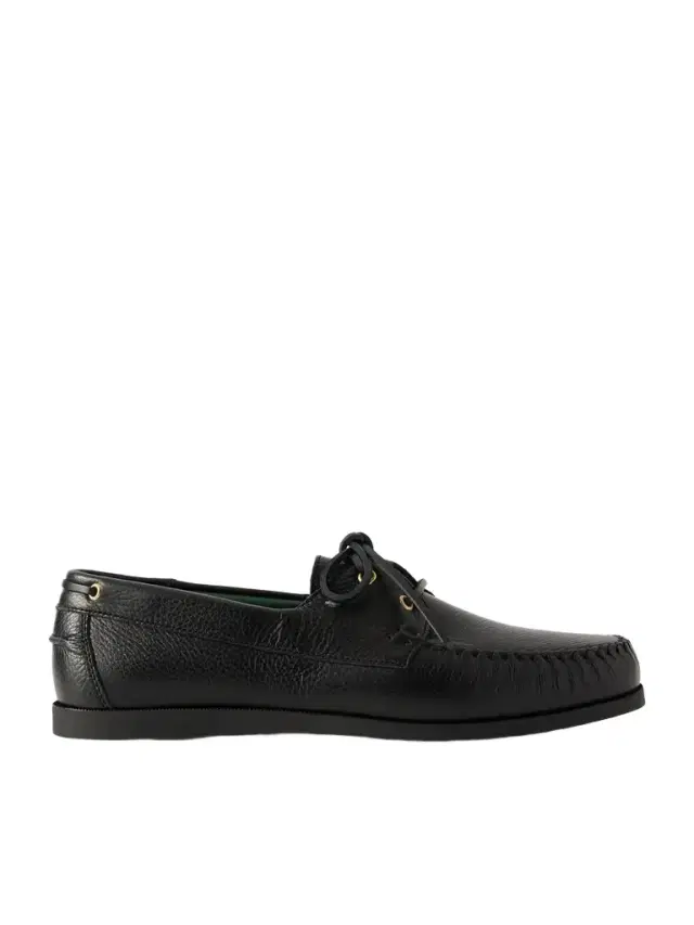Vinny's Boatman Full-Grain Leather Boat Shoes - Men