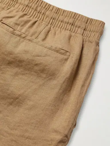Polo Ralph Lauren Prepster Straight-Leg Logo-Embroidered Linen Drawstring Shorts - Men | Thumbnail 5 Polo Ralph Lauren Prepster Straight-Leg Logo-Embroidered Linen Drawstring Shorts - Men | Thumbnail 5