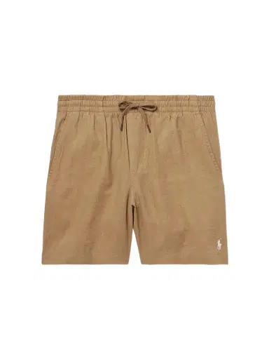 Polo Ralph Lauren Prepster Straight-Leg Logo-Embroidered Linen Drawstring Shorts - Men | Thumbnail 1 Polo Ralph Lauren Prepster Straight-Leg Logo-Embroidered Linen Drawstring Shorts - Men | Thumbnail 1