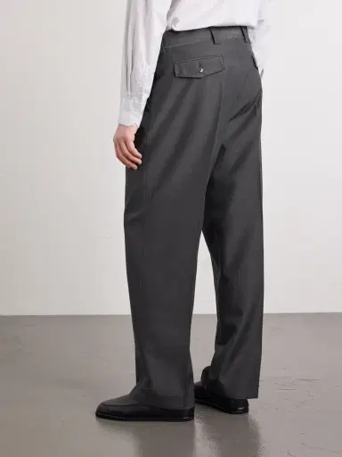 mfpen Straight-Leg Pleated Wool Trousers - Men | Thumbnail 4 mfpen Straight-Leg Pleated Wool Trousers - Men | Thumbnail 4
