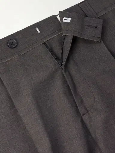 mfpen Straight-Leg Pleated Wool Trousers - Men | Thumbnail 6 mfpen Straight-Leg Pleated Wool Trousers - Men | Thumbnail 6