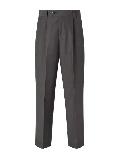 mfpen Straight-Leg Pleated Wool Trousers - Men | Thumbnail 1 mfpen Straight-Leg Pleated Wool Trousers - Men | Thumbnail 1